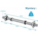 Enero Tiesus grifas EB Fit, 35cm, su užraktais, Diam. 23mm Enero Tiesus grifas EB Fit, 35cm, su užraktais, Diam. 23mm