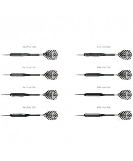 Harrows Darts Steeltip Black ARROW 3x23gK