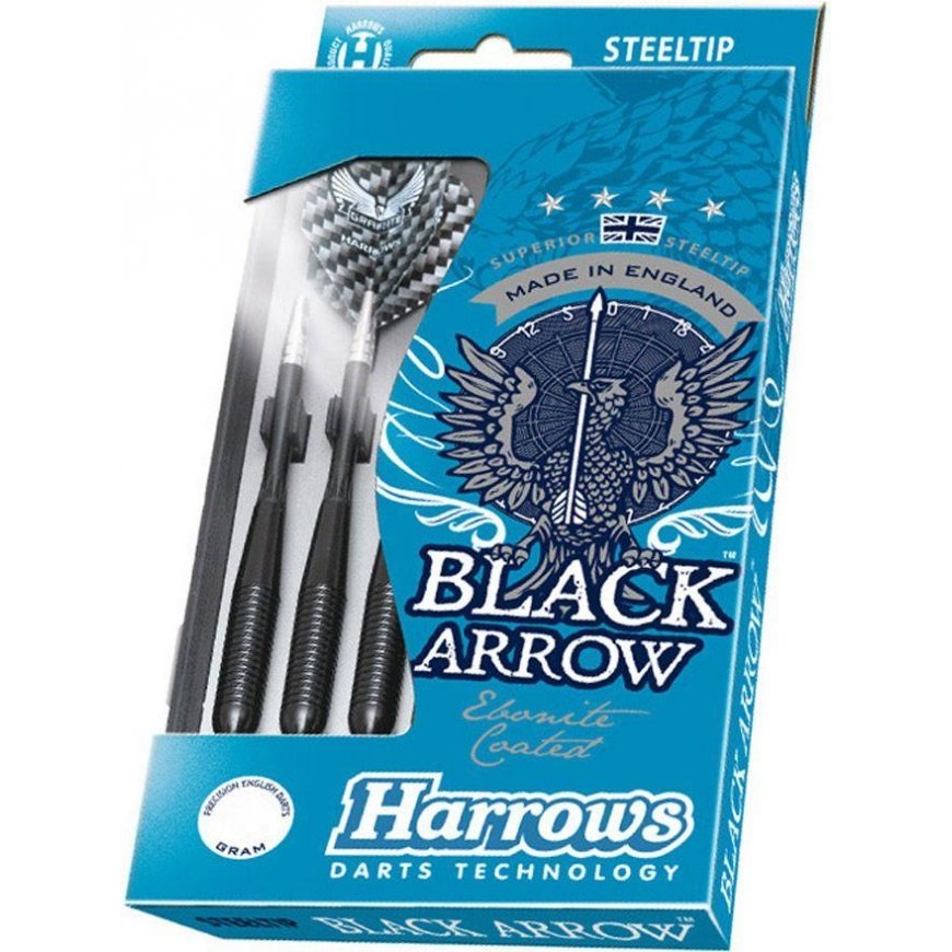 Harrows Darts Steeltip Black ARROW 3x23gK – 3