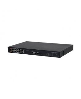 Dahua PoE hub 100Mbps 16 ports+2G uplink + 2SFP, ePoE 8 ports, ePoE up to 800m, Hi-PoE