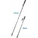 Trekking poles Enero Classic, gray