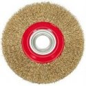Vorel Ratų šepetys gofruota viela 150x15mm 06979 Vorel Ratų šepetys gofruota viela 150x15mm 06979
