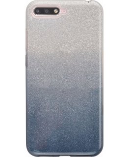 iLike Huawei Y6 2018 Gradient Glitter 3in1 case Smoked