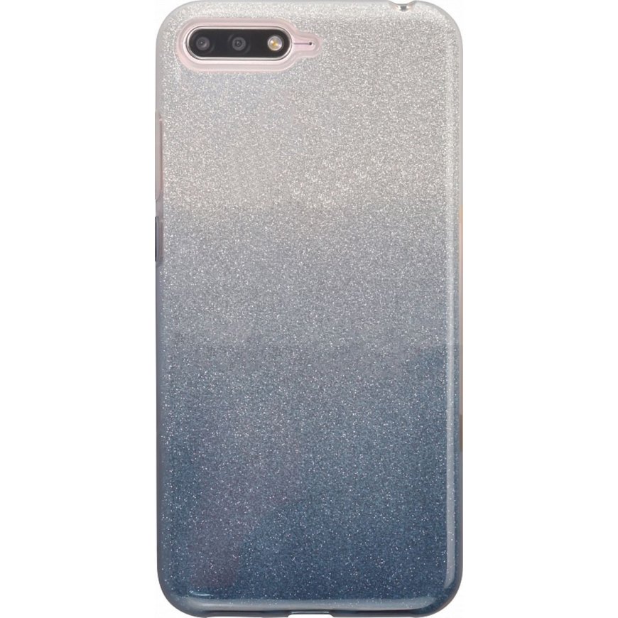 iLike Huawei Y6 2018 Gradient Glitter 3in1 case Smoked
