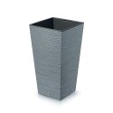 Prosperplast FURU SQUARE flower pot - concrete Prosperplast FURU SQUARE flower pot - concrete
