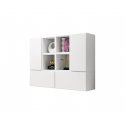 Cama living room furniture set ROCO 19 (4xRO3 + 4xRO6) white/white/white