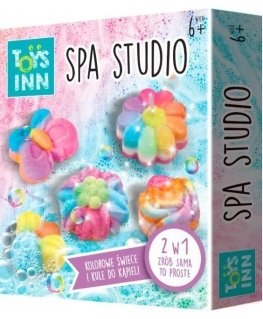 Stnux Rinkinys kūrybinės SPA studijos gėlių žvakės ir vonios bombos