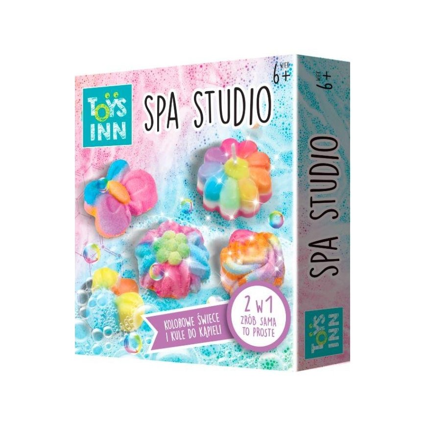 Stnux Rinkinys kūrybinės SPA studijos gėlių žvakės ir vonios bombos