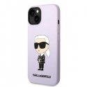 Karl Lagerfeld case for iPhone 14 Plus 6.7" KLHCP14MSNCHBCP purple HC Silicone NFT Choupette