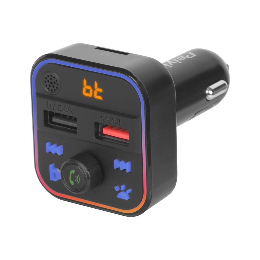 Peiying FM Car Transmitter with Bluetooth Function