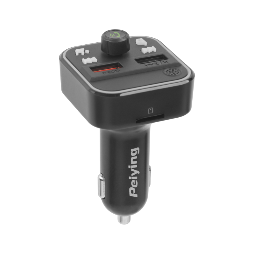 Peiying FM automobilinis siųstuvas su Bluetooth funkcija – 5