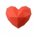 Beldizart Wizardi 3D Papercraft Kit Heart PP-2HRT-Red Beldizart Wizardi 3D Papercraft Kit Heart PP-2HRT-Red