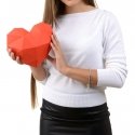 Beldizart Wizardi 3D Papercraft Kit Heart PP-2HRT-Raudonas Beldizart Wizardi 3D Papercraft Kit Heart PP-2HRT-Raudonas