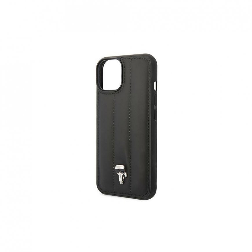 Case Karl Lagerfeld KLHCP14SPSQPK iPhone 14 6.1" hardcase black/black Puffy Ikonik Pin – 5