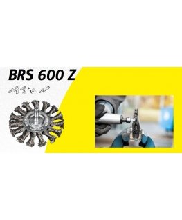Klingspor K.DISC BRUSH 75mm SHANK BRS600Z TWISTED STAINLESS WIRE