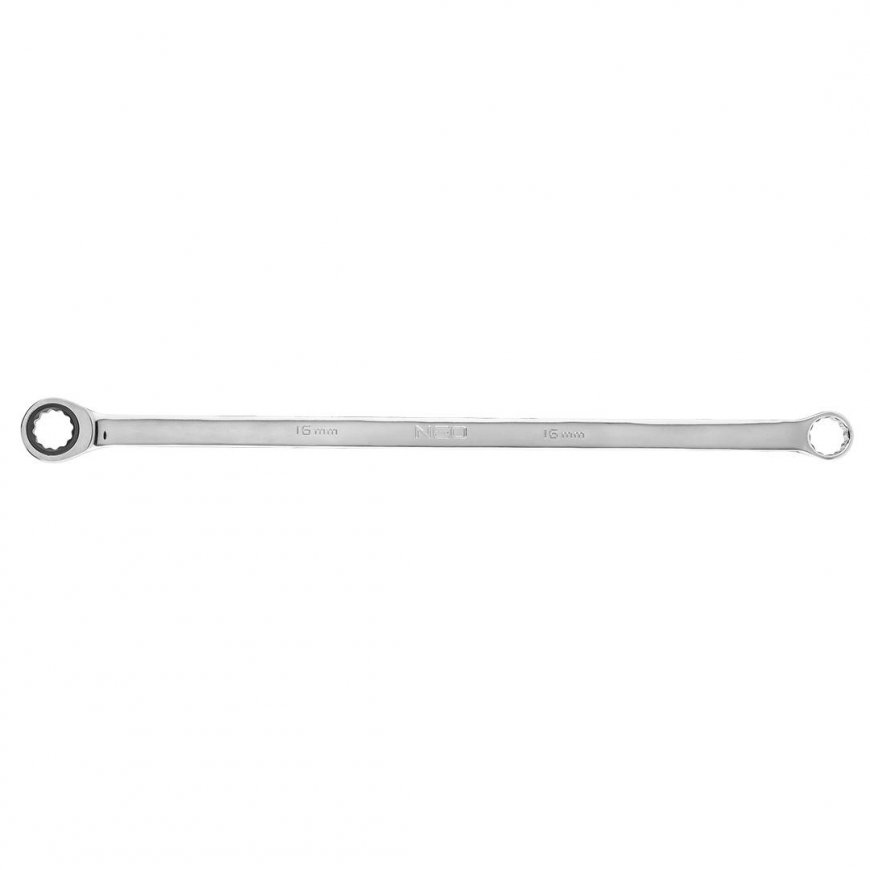 Neo Double-sided ratchet wrench, length 16 mm
