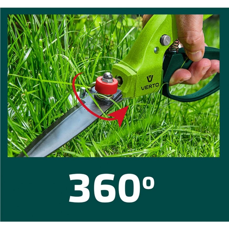 Verto žolės žirklės 340 mm kelių padėčių peilis 130 mm (15G300) – 3