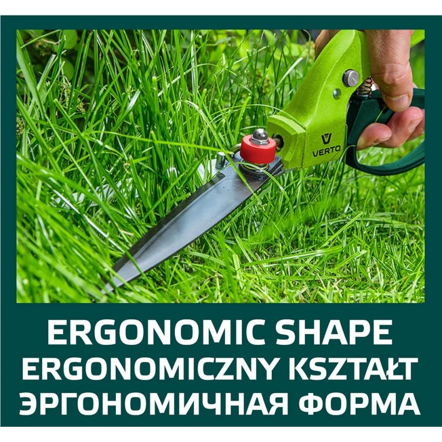 Verto grass shears 340 mm multi-position blade 130 mm (15G300) – 4