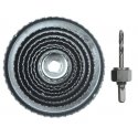 Vorel Hole saw for wood 38-127mm 9 parts 22572 Vorel Hole saw for wood 38-127mm 9 parts 22572