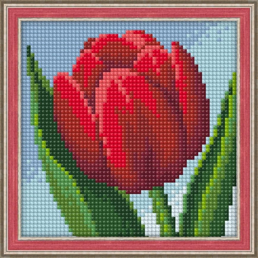 Beldizart Diamond painting set Tulip 15х15 cm AZ-1634 – 2