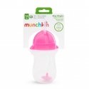 MUNCHKIN gertuvė su šiaudeliu ir svareliu, rožinė, 12mėn+, 296ml, 01246201 MUNCHKIN gertuvė su šiaudeliu ir svareliu, rožinė, 12mėn+, 296ml, 01246201