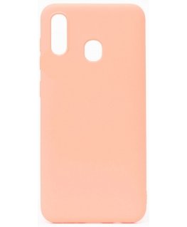 Evelatus Samsung Galaxy A20E Nano Silicone Case Soft Touch TPU Beige