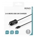 Deltaco USB-CAR129 mobile device charger Universal Black Cigar lighter Auto