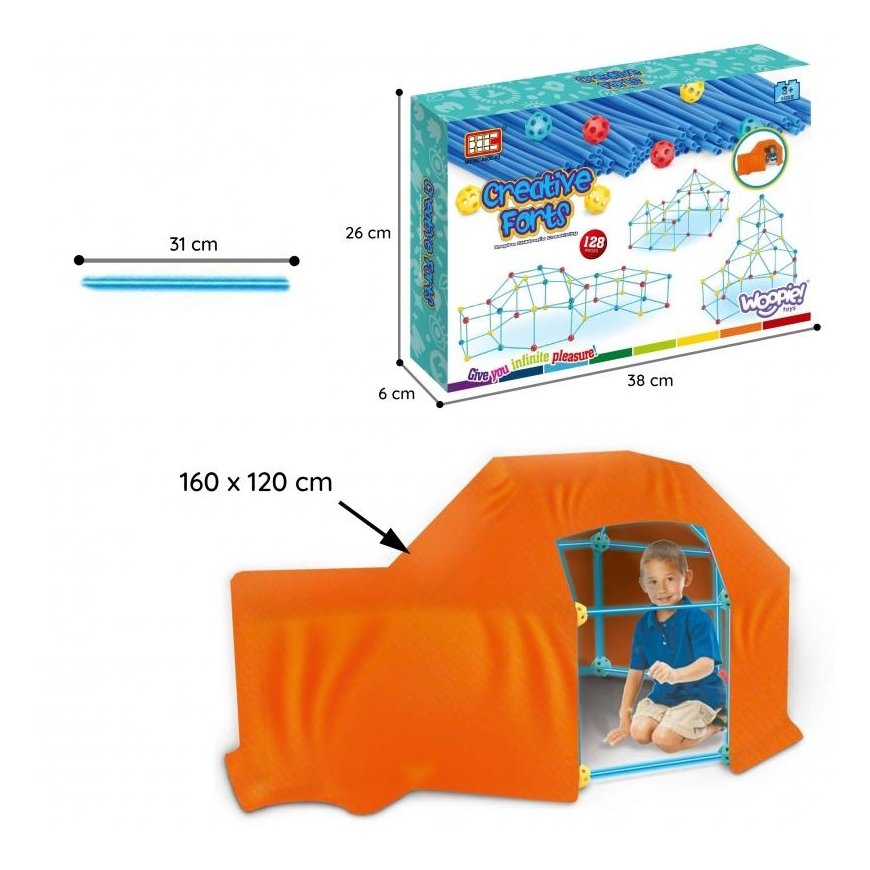 Construction set for children 128 pieces Woopie – 5