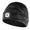 Hat Neo Cap with LED flashlight, two layers, CAMO URBAN