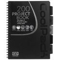 Cool Pack Notebook PATIO, boxes, with spiral, A4, 200 pages, black sp. Cool Pack Notebook PATIO, boxes, with spiral, A4, 200 pages, black sp.