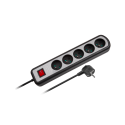 Rebel electrical network extension cord 5 sockets with switch 1.5m - 1.5mm Rebel electrical network extension cord 5 sockets with switch 1.5m - 1.5mm