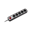 Rebel electrical network extension cord 5 sockets with switch 1.5m - 1.5mm Rebel electrical network extension cord 5 sockets with switch 1.5m - 1.5mm
