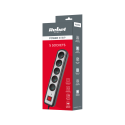 Rebel electrical network extension cord 5 sockets with switch 1.5m - 1.5mm Rebel electrical network extension cord 5 sockets with switch 1.5m - 1.5mm