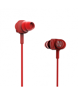 Oem REMAX Earphones - RM-900F Vibration for gaming Red
