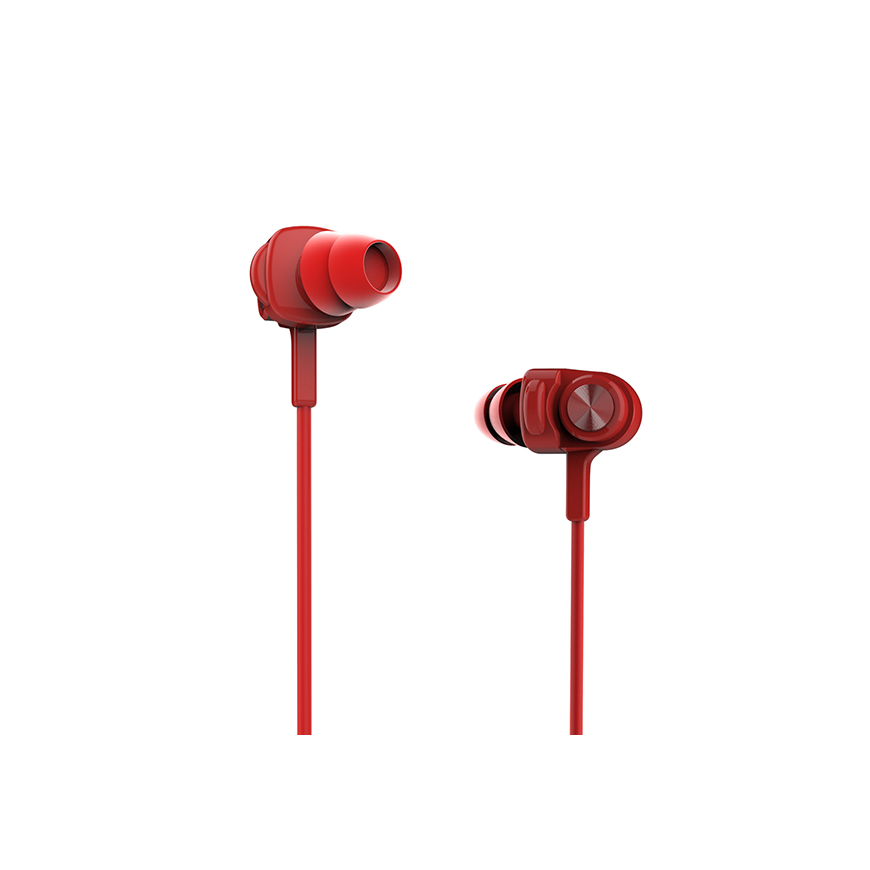 Oem REMAX Earphones - RM-900F Vibration for gaming Red