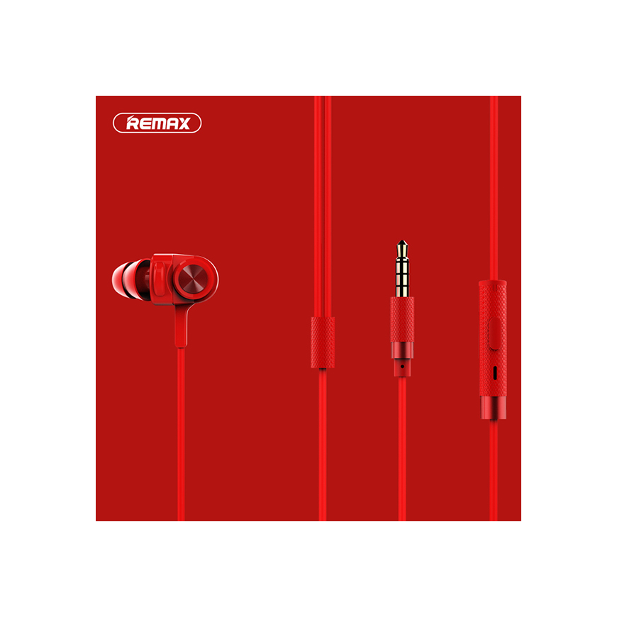 Oem REMAX Earphones - RM-900F Vibration for gaming Red – 2