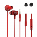 Oem REMAX Earphones - RM-900F Vibration for gaming Red