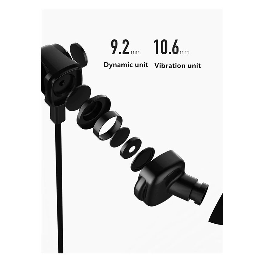 Ausinės Oem REMAX Earphones - RM-900F Vibration skirta žaidimams Raudona – 4