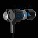 Oem REMAX Earphones - RM-900F Vibration for gaming Red