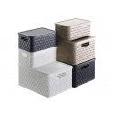 Krepšelio konteineris Rotho Country A4 + 28L baltas