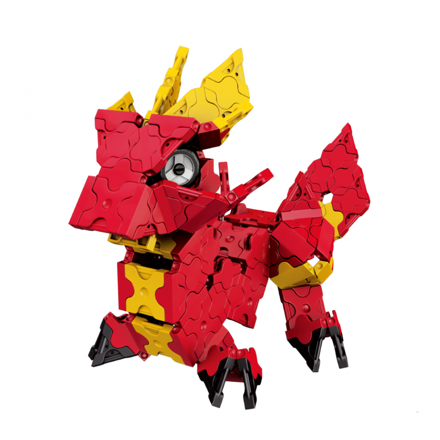 Japoniškas edukacinis konstruktorius LaQ Mystical Beast WYVERN – mitiniai skraidantys drakonai. 260 detalių, 5 modeliai. – 3