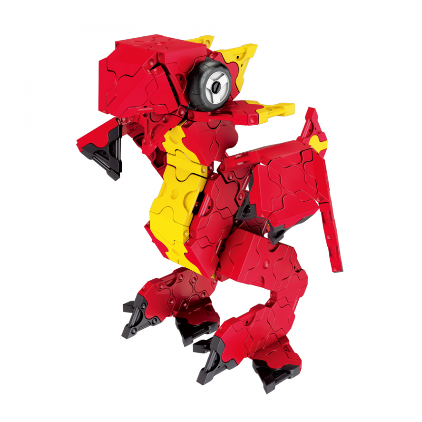 Japanese educational constructor LaQ Mystical Beast WYVERN - mythical flying dragons. 260 parts, 5 models. – 5