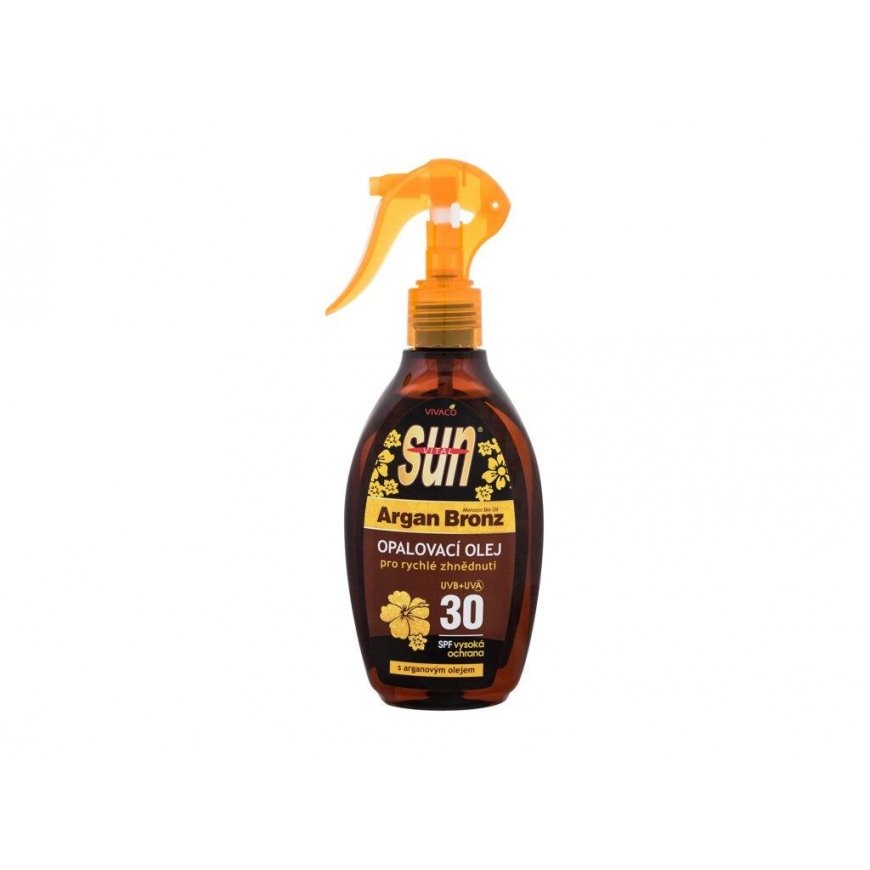 Vivaco Sun Argano Bronz Suntan Aliejus Sun Kūno Losjonas Unisex 200 ml