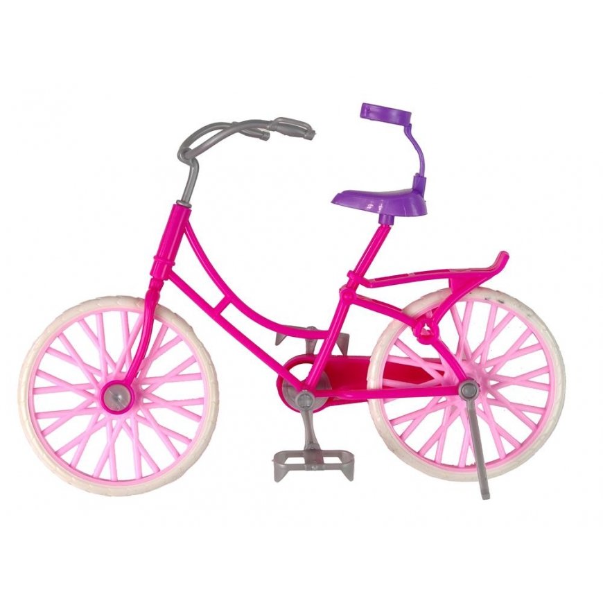 Leantoys Pink doll on a bicycle – 3
