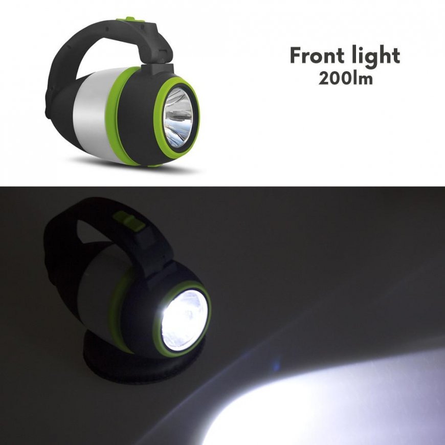 Maclean MCE298 3 in 1 LED Camping Lamp, Desk and Folding Outdoor Flashlight 3 Light Modes – 5