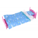 Leantoys Dolls + furniture set Bed Wardrobe Dressing table Leantoys Dolls + furniture set Bed Wardrobe Dressing table