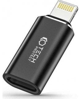 Adapter USB Tech-Protect Adapter Tech-protect Ultraboost Lightning/USB-C Black