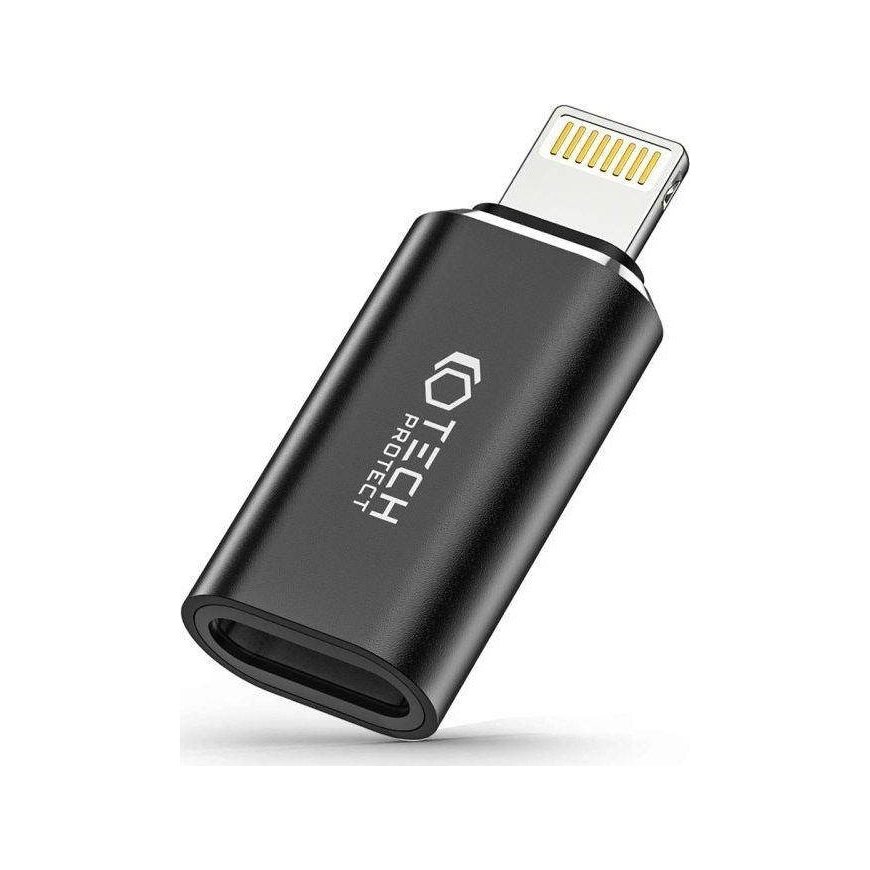 Adapteris USB Tech-Protect Adapteris Tech-protect Ultraboost Lightning/USB-C Juodas