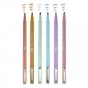 Marvy Uchida MARVY brush tip pens "Le Pen Flex" Pastel, 6 colors Marvy Uchida MARVY brush tip pens "Le Pen Flex" Pastel, 6 colors
