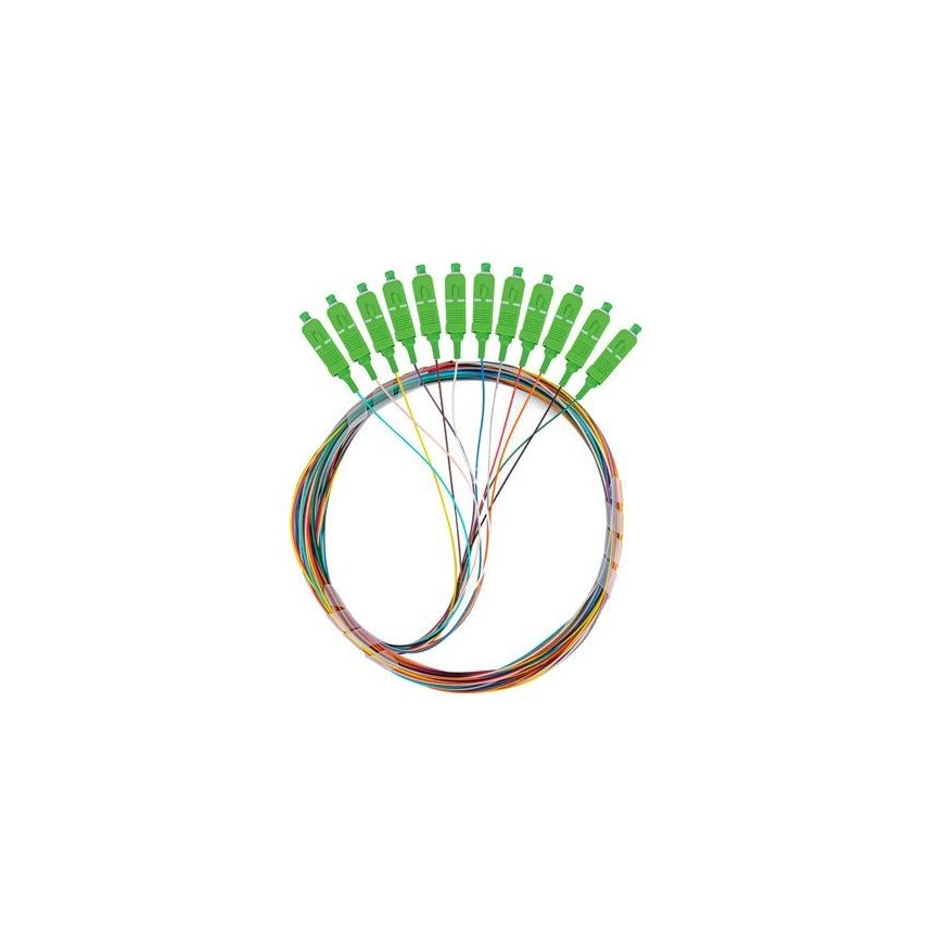 PIGTAIL FIBER SM SC/APC SEMI TIGHT 9/125 G657A1 12X2M MULTICOLOR LANBERG – 3
